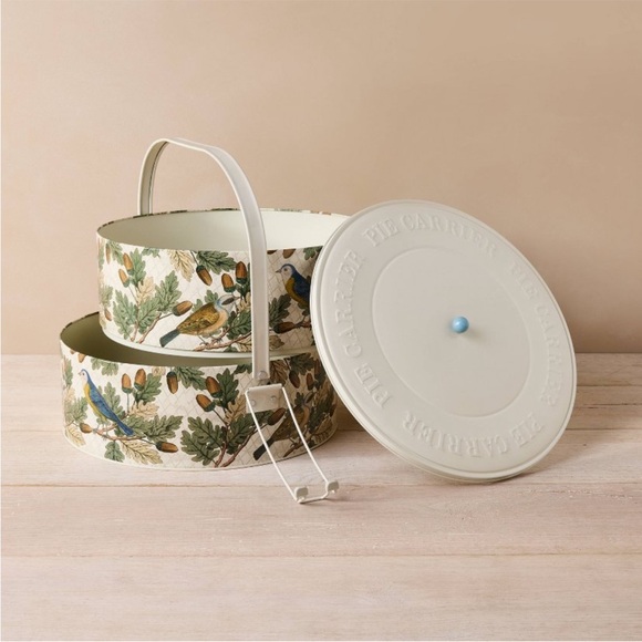 12"x13" Decorative Metal Pie Carrier - John Derian for Target LAST ONE - Picture 3 of 4